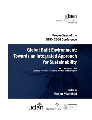 Book cover for Global Built Environment: Towards an Integrated Approach for Sustainability