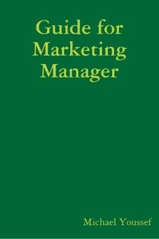 Cover of Guide for Marketing Manager