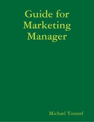 Book cover for Guide for Marketing Manager