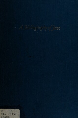 Cover of A Bibliography of Jazz