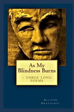 Cover of As My Blindness Burns - three long poems