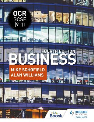 Book cover for OCR GCSE (9–1) Business, Fourth Edition