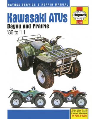 Cover of Kawasaki Bayou/Prairie Automotive Repair Manual