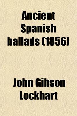 Book cover for Ancient Spanish Ballads (1856)