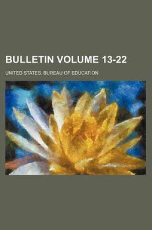 Cover of Bulletin Volume 13-22