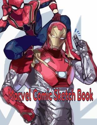 Book cover for Marvel Comic Sketch Book