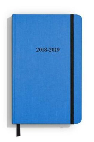 Cover of Shinola Planner: 2018-2019, 18 Month, Hard Linen, Cobalt Blue (5.25x8.25)