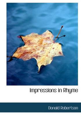 Book cover for Impressions in Rhyme