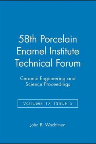 Cover of 58th Porcelain Enamel Institute Technical Forum