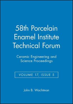 Cover of 58th Porcelain Enamel Institute Technical Forum