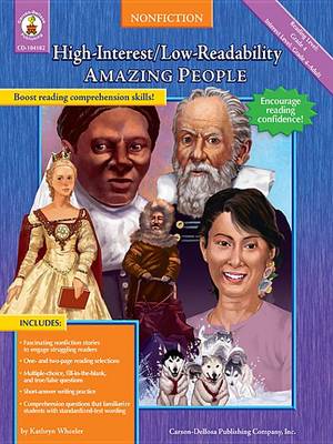 Book cover for Amazing People, Grades 4 - 8