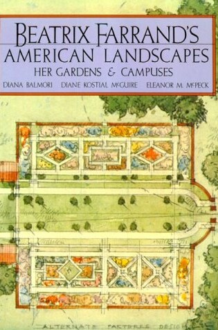 Cover of Beatrix Farrand's American Landscapes