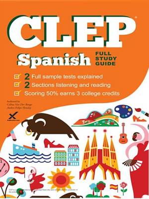 Book cover for CLEP Spanish 2017