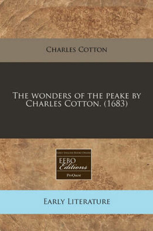 Cover of The Wonders of the Peake by Charles Cotton. (1683)