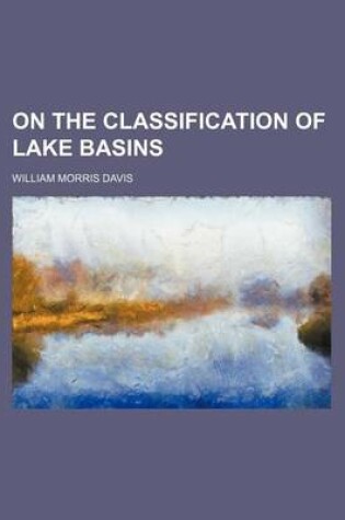 Cover of On the Classification of Lake Basins