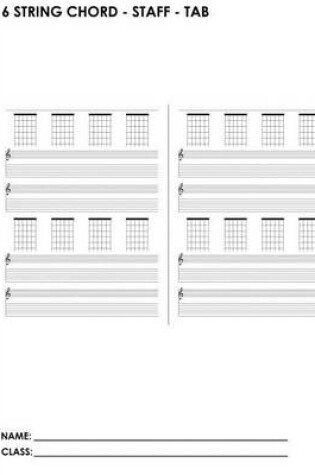 Cover of 6 String Chord - Staff - Tab