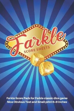 Cover of Farkle Score Sheets