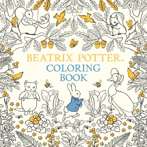 Book cover for The Beatrix Potter Coloring Book