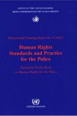 Cover of Human Rights Standards and Practice for the Police