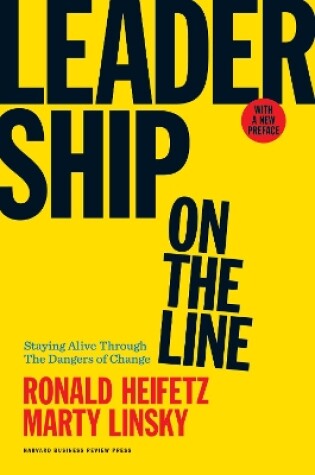 Cover of Leadership on the Line, With a New Preface