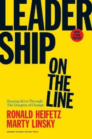 Cover of Leadership on the Line, With a New Preface