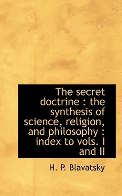 Book cover for The secret doctrine