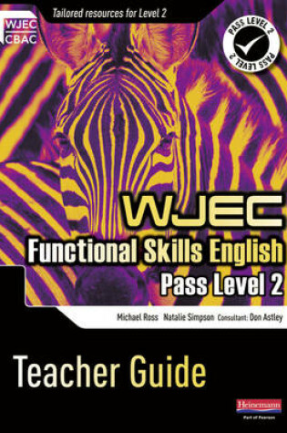 Cover of WJEC Functional English Level 2 Teacher Guide