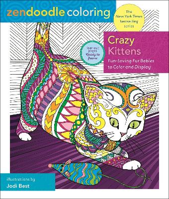 Book cover for Zendoodle Coloring: Crazy Kittens