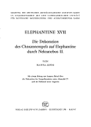 Cover of Elephantine XVII