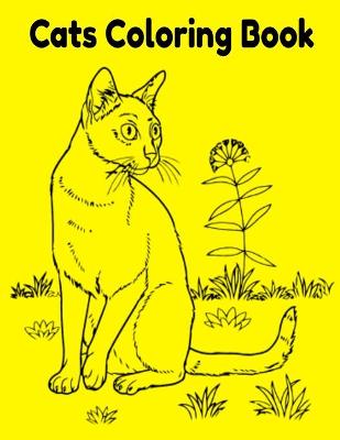 Book cover for Cats Coloring Book