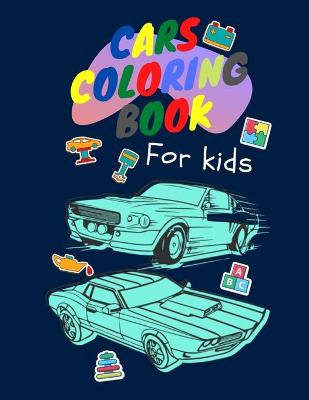Book cover for Cars coloring book for kids