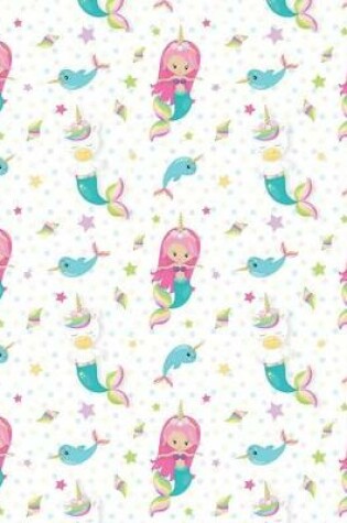 Cover of Mermaid Unicorn Notebook - Blank
