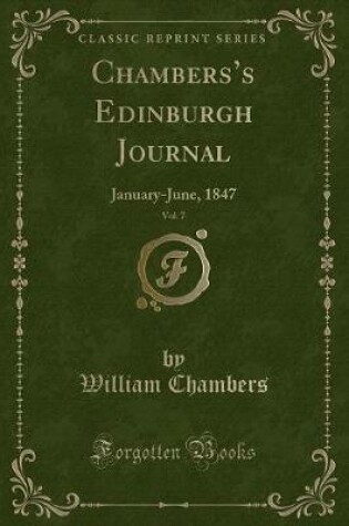 Cover of Chambers's Edinburgh Journal, Vol. 7