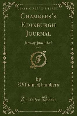 Book cover for Chambers's Edinburgh Journal, Vol. 7