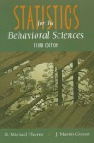 Cover of Statistics for the Behavioral Sciences