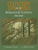 Book cover for Statistics for the Behavioral Sciences