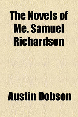 Book cover for The Novels of Me. Samuel Richardson