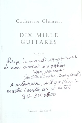 Cover of Dix mille guitares