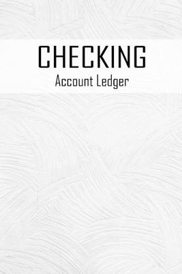 Book cover for Checking Account Ledger