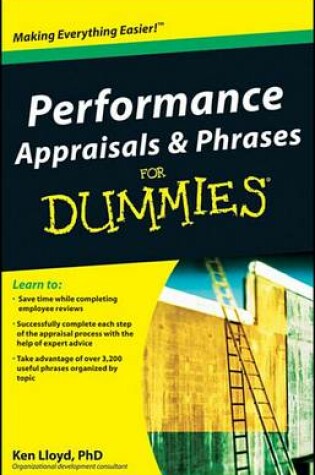 Cover of Performance Appraisals and Phrases For Dummies