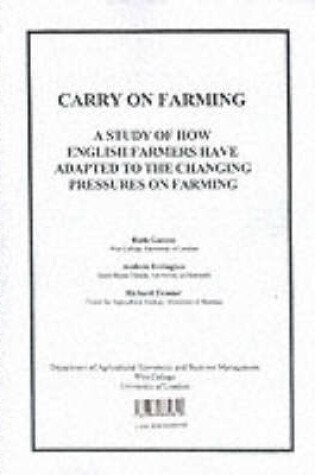 Cover of Carry on Farming