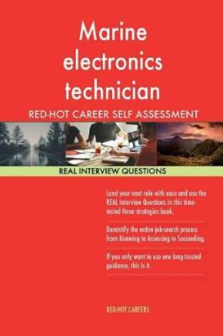 Cover of Marine Electronics Technician Red-Hot Career; 1184 Real Interview Questions