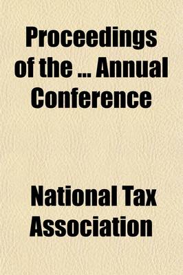 Book cover for Proceedings of the Annual Conference (Volume 7)