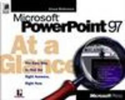 Cover of Microsoft PowerPoint 97 at a Glance