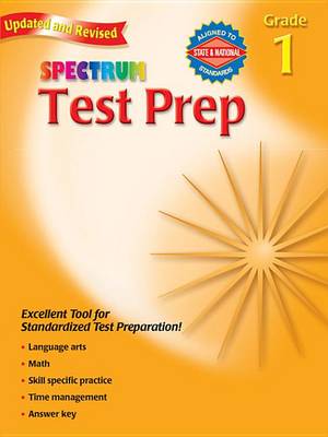 Book cover for Test Prep, Grade 1