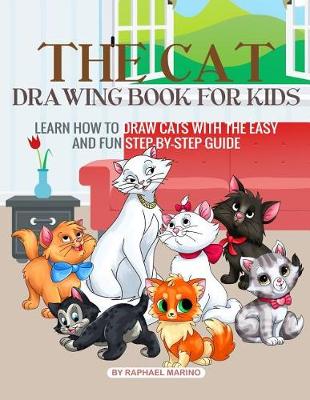 Book cover for The Cat Drawing Book for Kids