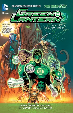 Book cover for Green Lantern Vol. 5: Test of Wills (The New 52)