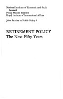 Book cover for Retirement Policy