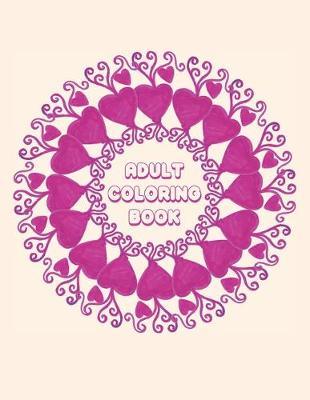 Book cover for Adult coloring book