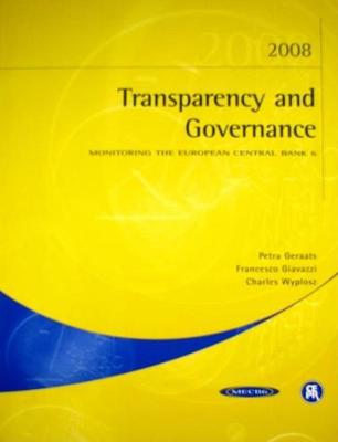 Book cover for Transparency and Governance 2008